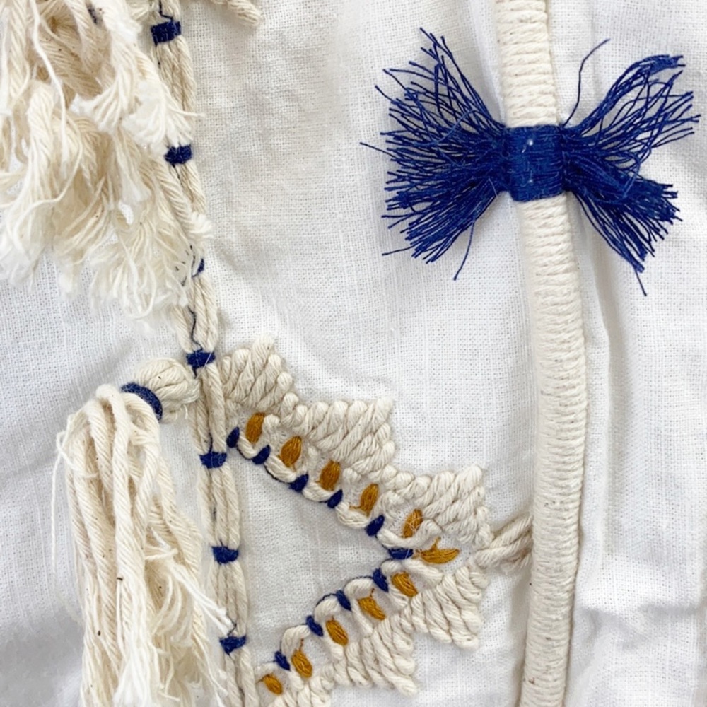 SOLD Anthro Vineet Bahl Embroidered Romula Duvet - Picture 4 of 12
